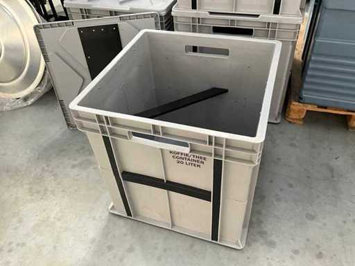 Koffie container/ transportbox (3x)