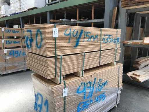 Fogli OSB 15mm 635x1690mm (49x)