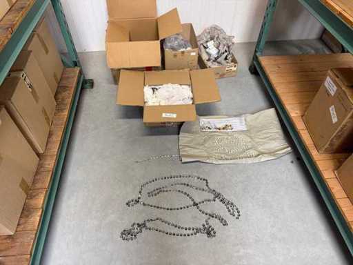 Guirlandes de lustres en cristal de série