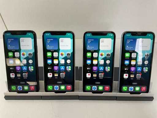 Apple iPhone XR – 64 GB – Schwarz / Weiß / Hellblau (4x)