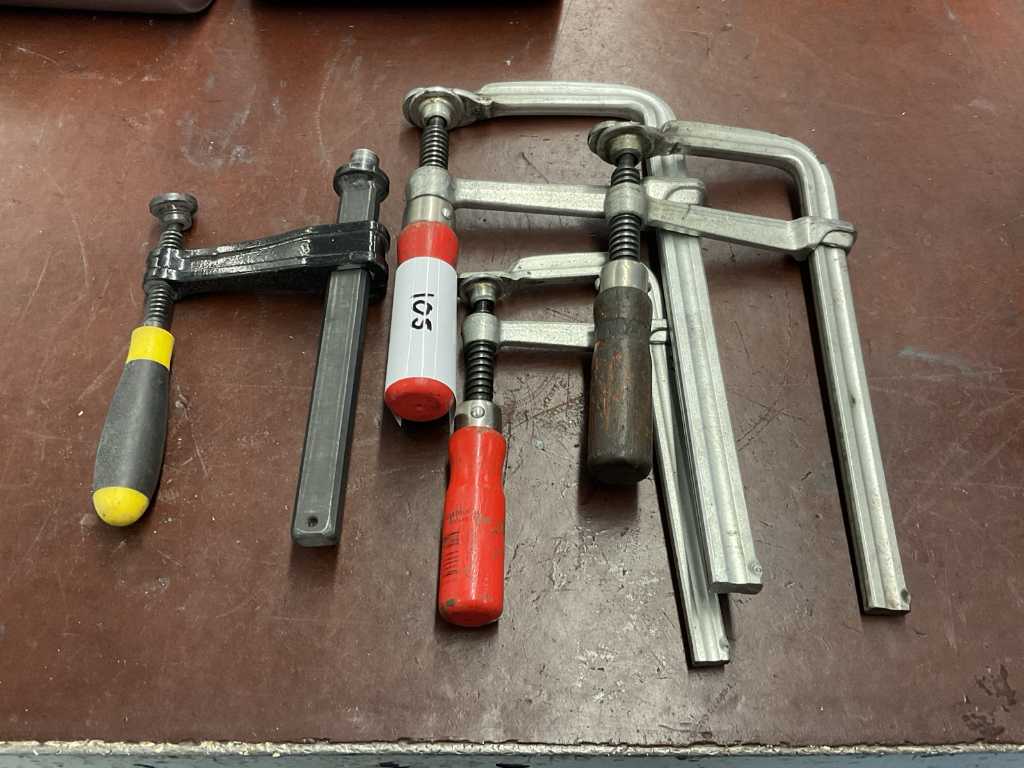 Plate clamp various (4x)