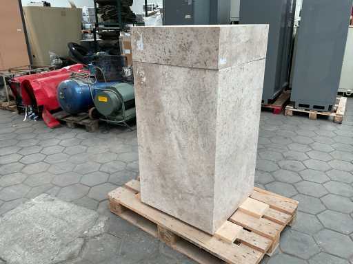Natural stone pedestal from Louvre