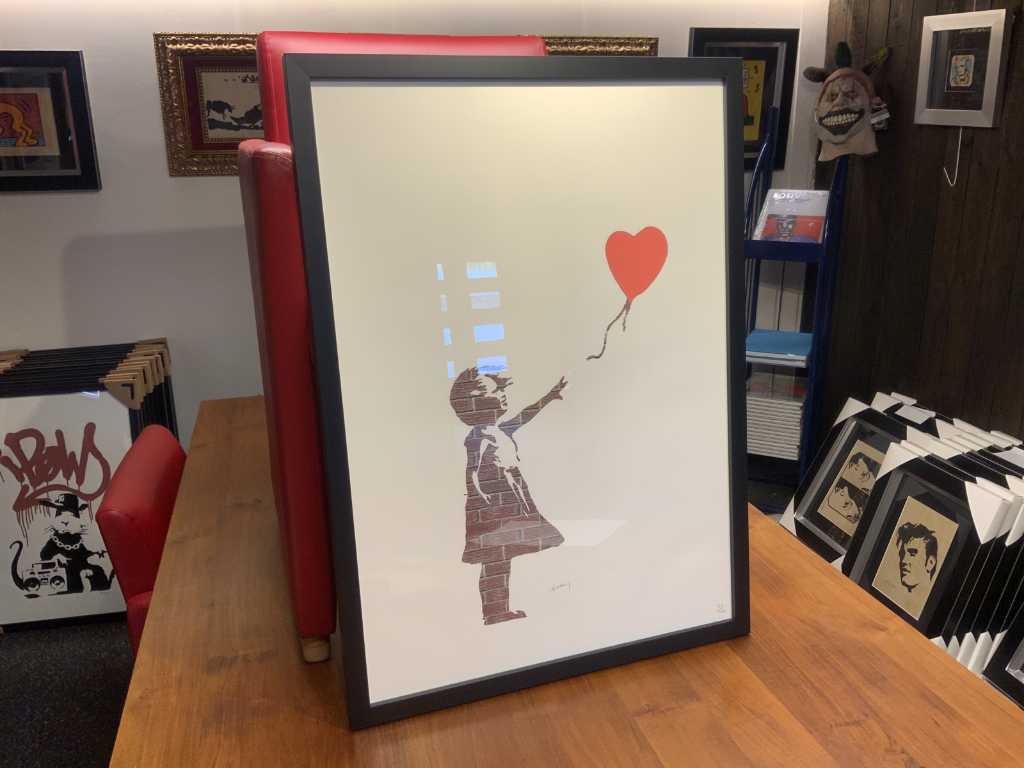 Litografia Banksy "Balloon Girl"