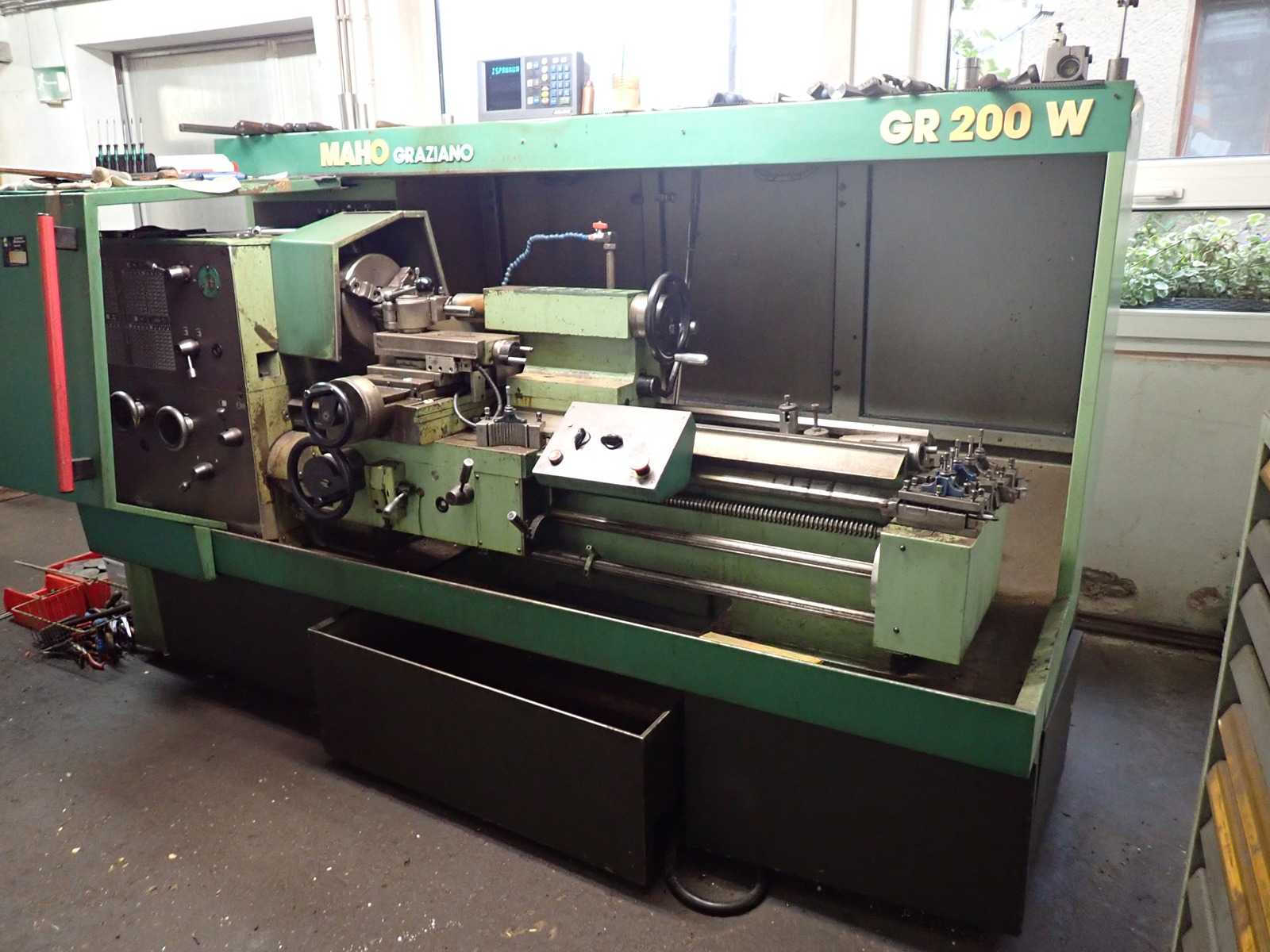 MAHO GRAZIANO – GR 200 W – Lead and Pull Spindle Lathe
