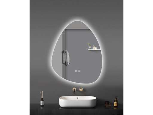 Aloni Uovo - LDPH1078 - Oglind? LED cu anti-aburire 80x60 cm