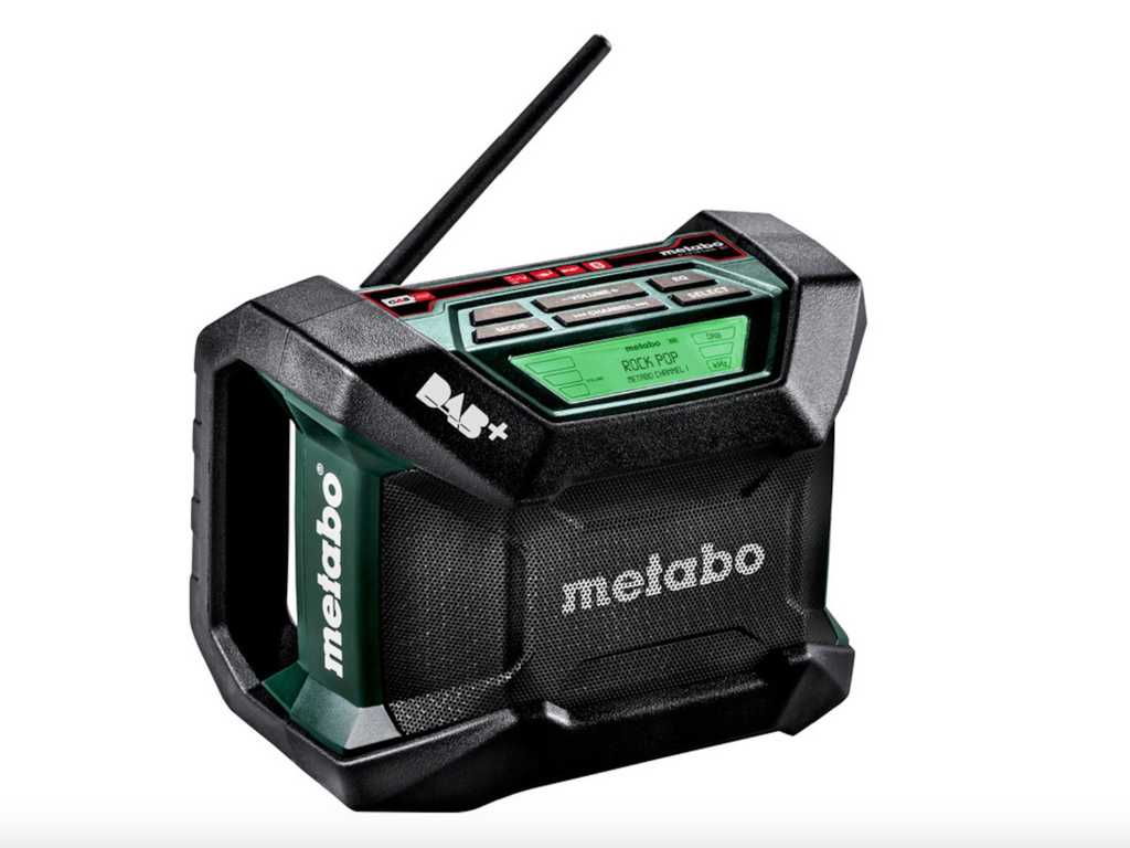 Metabo - R 12-18 - radio de chantier sans fil avec DAB+ et Bluetooth