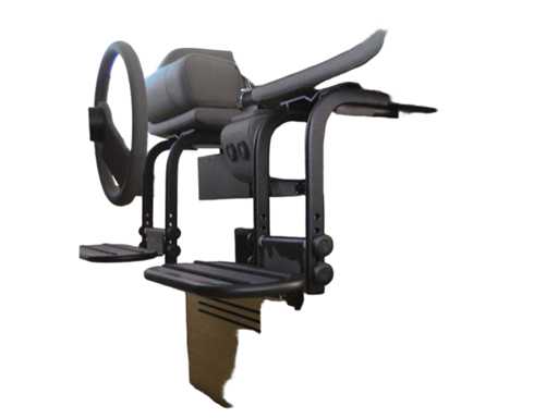 Besenzoni S494 S494 Selle électrique en aluminium Double 24V réglable