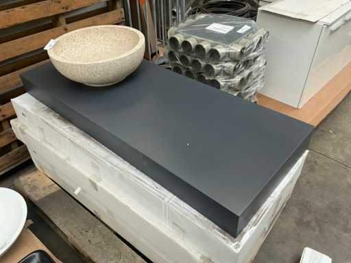 Wastafelmeubel met waskom 120cm