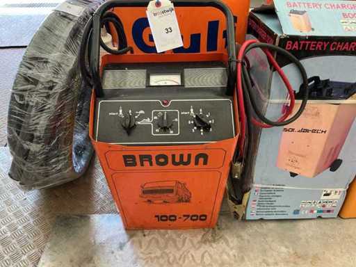 Brown 100-700 Acculader+Booster 12+24V