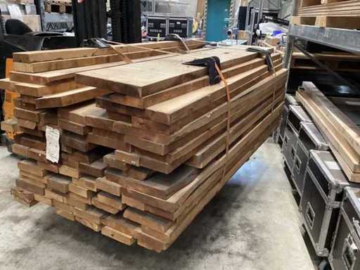 Roterle superior planed goods / boards edged on 4 sides / max 2.45m long / max width board 42cm / thickness board 50mm / dry air-dried