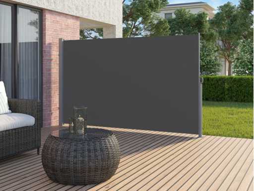 200 x 300 cm (H x B), zijluifel voor balkon en terras