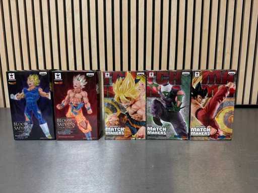 Banpresto / CraneKing - Figurines de la collection Dragon Ball Z Banpresto : Blood of Saiyans & Matchmakers (5 fois)
