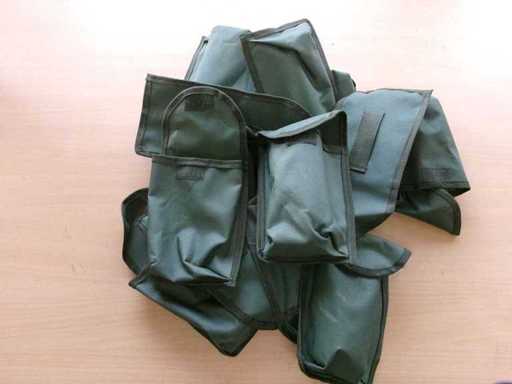 Sacchetto per mini vanghe pieghevole, oliva, usato (R16) (450x)