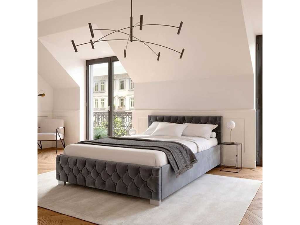 bed met LED-verlichting, bedborst - 140x200 cm 