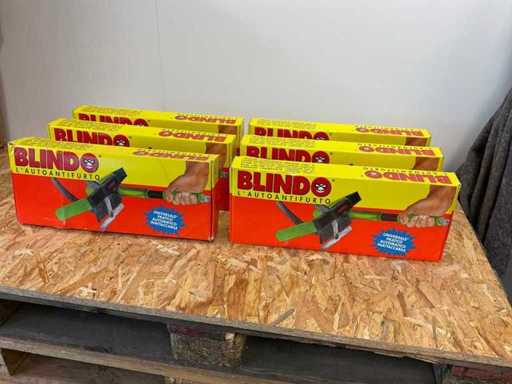 Blindo – universelles Diebstahlsicherungs-Pedalschloss (6x)