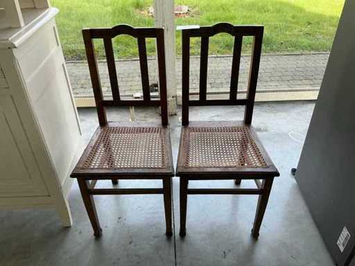 Scaun de dining din lemn (2x)