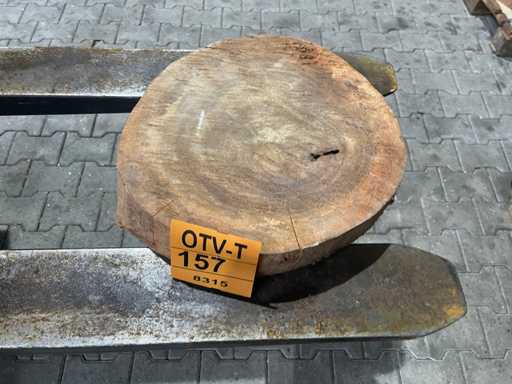 Rosewood schijf, Dikte 60mm, Ø 400mm