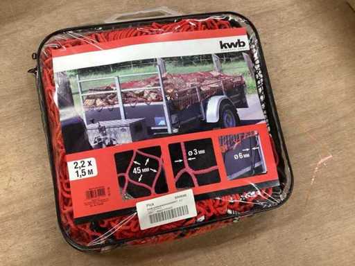 KWB luggage net for trailer 2.2 x 1.5 meters (4x)