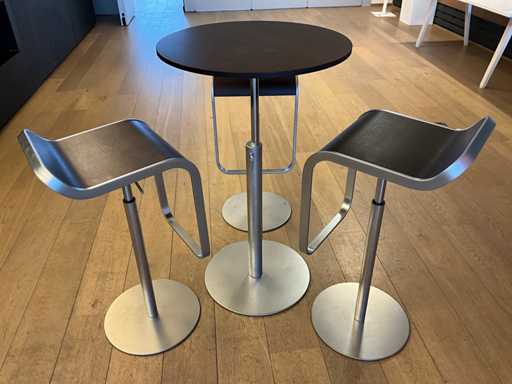 Lapalma Design bar table + 3x bar stool