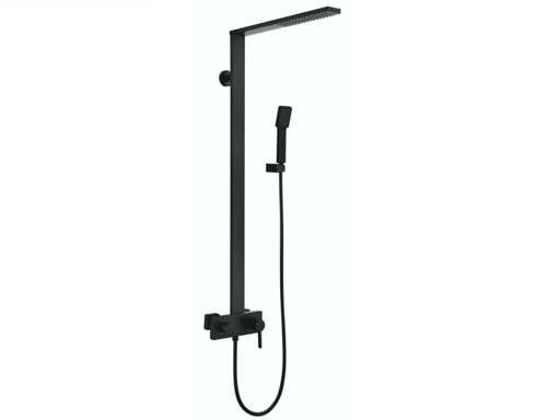 Mawialux design opbouw regendoucheset - mat zwart