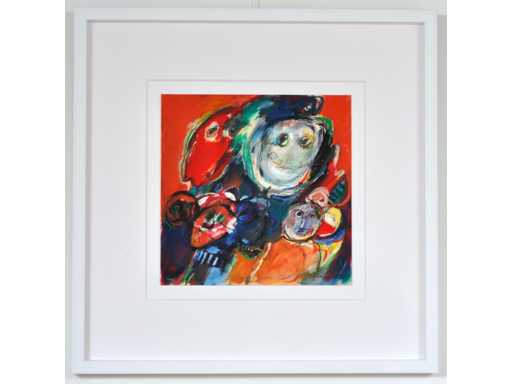 Jan Cobbaert - Cirque - gouache