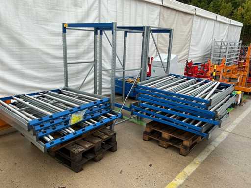 (2x) Scaffalature per rollway 