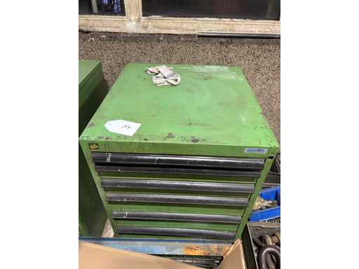 BEDRUNKA + HIRTH  Werkstattschubladenschrank mit Inhalt