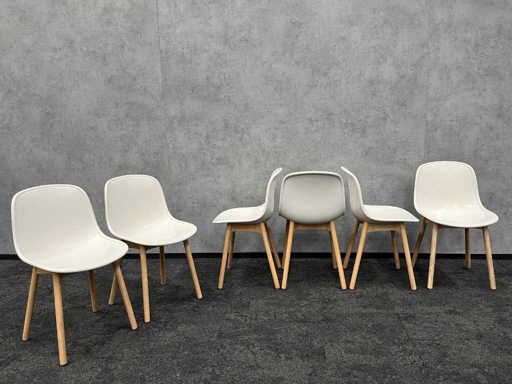 HAY Neu 13 - Design Stuhl - Eiche weiß (6x)