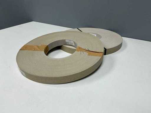 Mac Lean - ML 1075/M63 -  Warm Lichrgrijs Houtnerf - Kantenband - 300 m - 1,3x45 mm