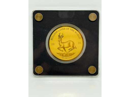 1/200 oz 999 Fine Gold Springbok 2020