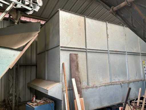 Ongebrandde landbouw diverse/opslagsilo