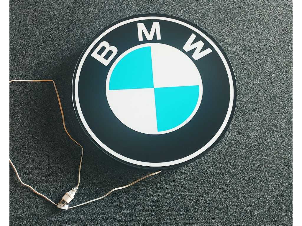 BMW logo illuminated