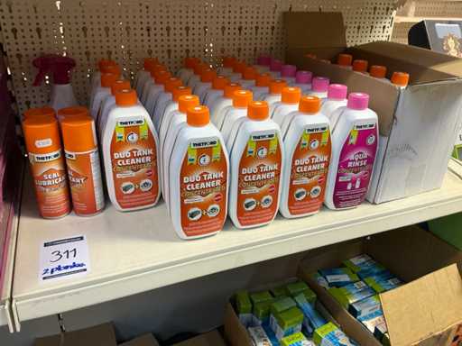 Lotto di prodotti per la pulizia del water