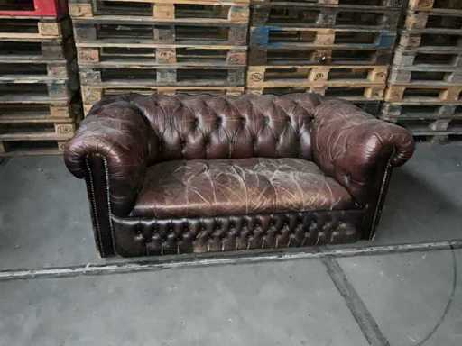 Chesterfield – 2-Sitzer-Sofa