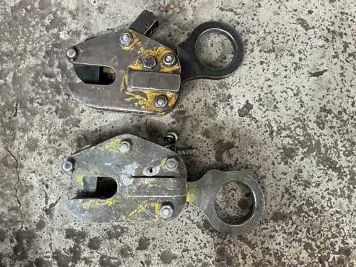 Platenklem 1000 kg (2x)