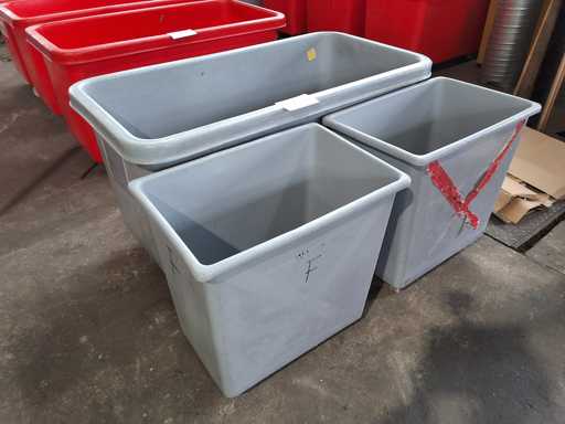   3 Boîtiers environnementaux mobiles gris