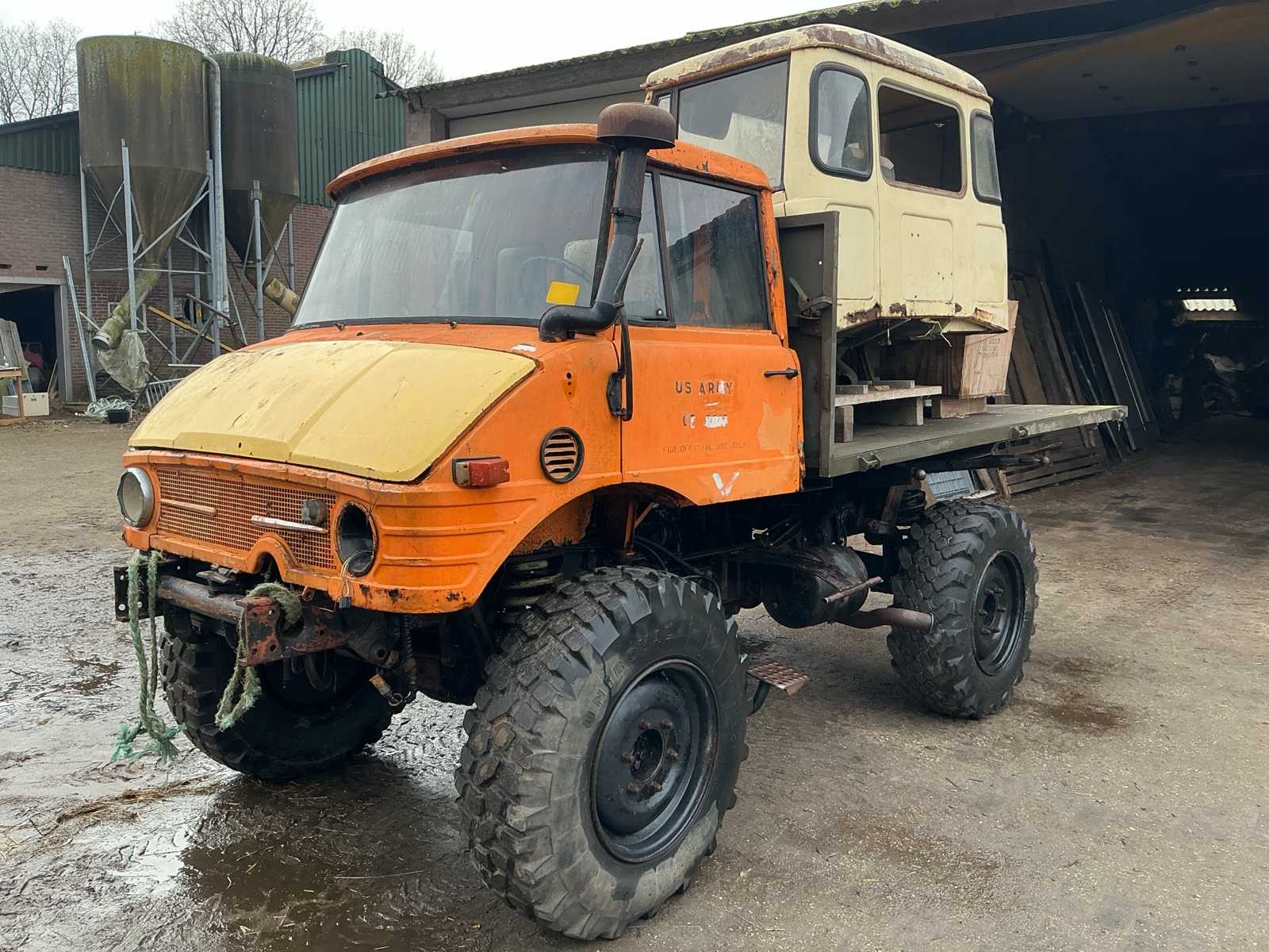 1977 Mercedes Benz Unimog 406 All-wheel drive farm tractor