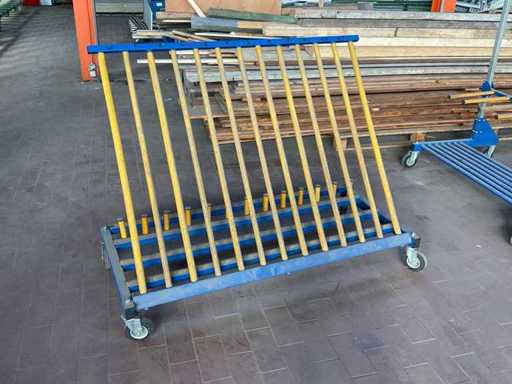 Profile transport trolley