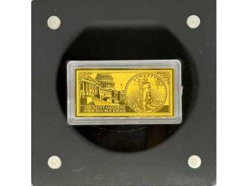 Goud 999 (1/200 oz) – 1822 Ccaped Bust Gold Half Eagle – Proof Bar – 2022