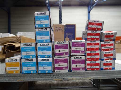 Steelies – Charge von Befestigungselementen