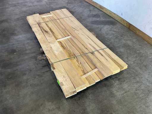 Planche en bois dur Celtis - 250x15,5x3 cm (12x)