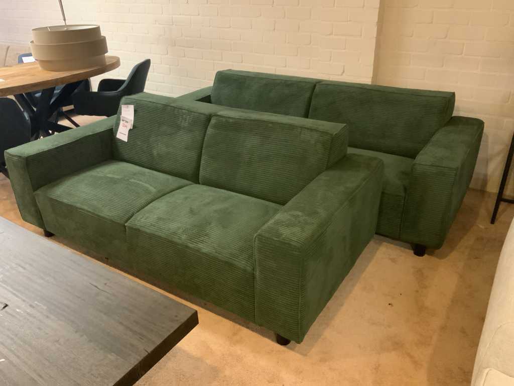 Ribbed Sofa Set 2 and 3 seater