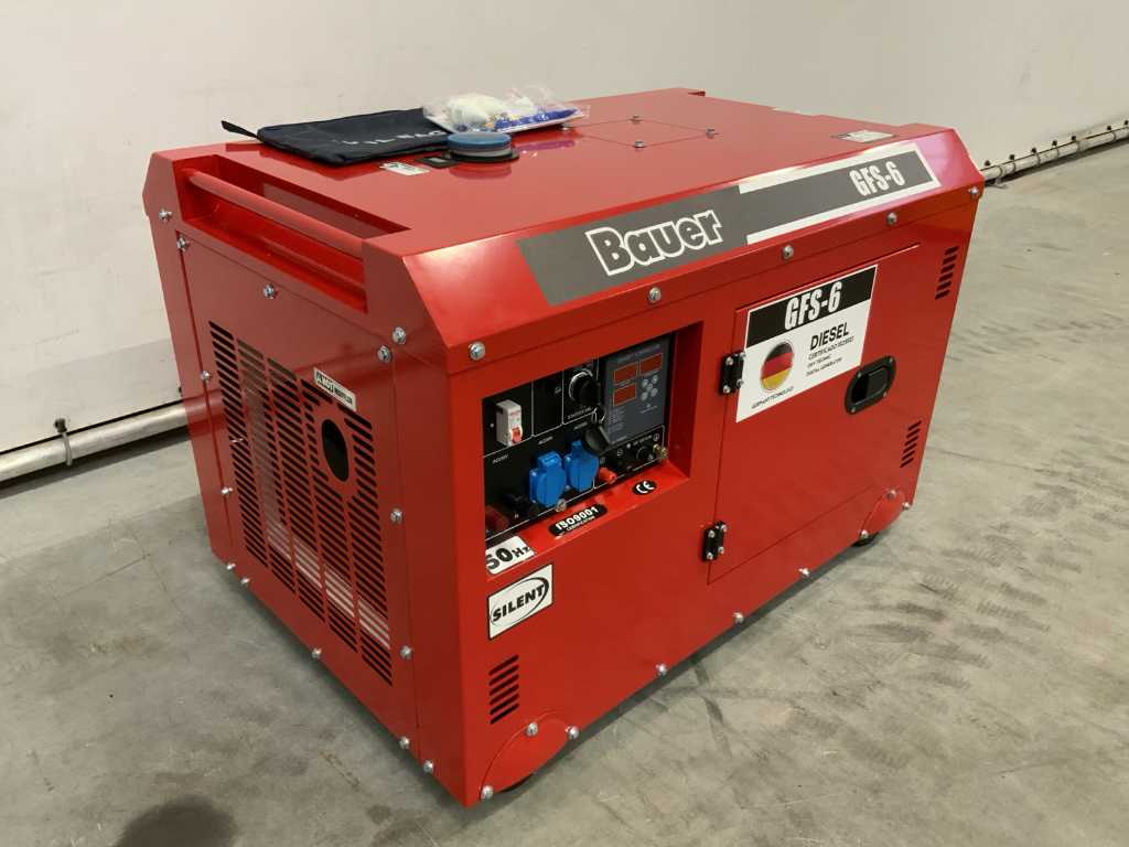 Bauer GFS-6 Diesel generator 6.5KW