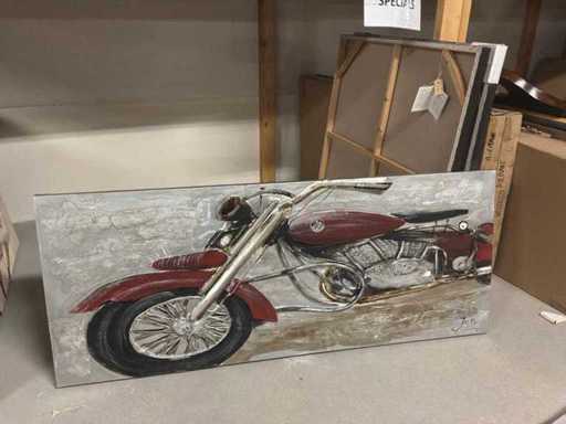 Decorazione murale su tela