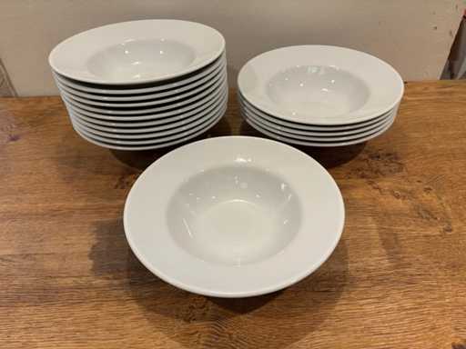 Porcelite - Diep Bord Ø 25 cm (40x)