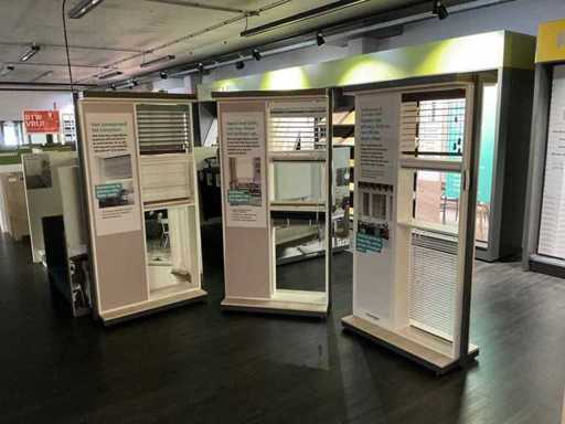 Winkelmeubel voor rolgordijnen (3x)