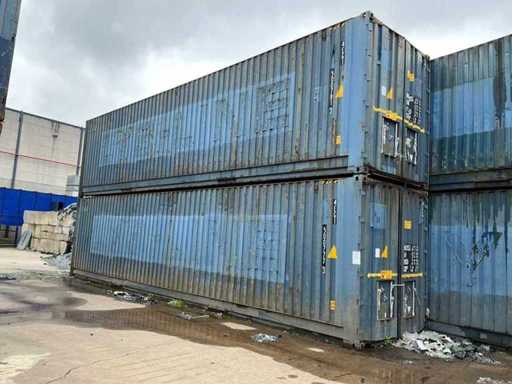40FT highcube shipping container (2x)