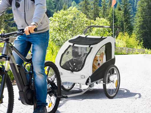 Jogger Trailer Hondenfiets Voorwiel Draaibaar