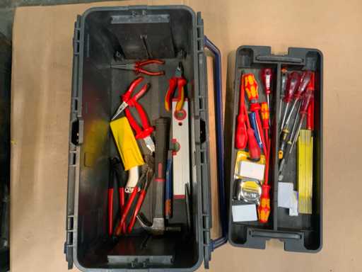 Knipex,Felo,Raaco Gereedschapskoffer met inhoud