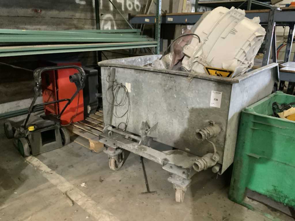 Galva tipping container